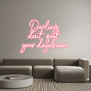 Custom Neon: Darling, do... - VINTAGE SIGN