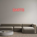 Custom Neon: DARTS - VINTAGE SIGN
