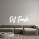 Custom Neon: DJ Farasha - VINTAGE SIGN