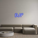 Custom Neon: DJP - VINTAGE SIGN