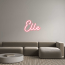 Custom Neon: Elle - VINTAGE SIGN