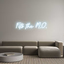 Custom Neon: Fits the M.O. - VINTAGE SIGN