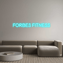 Custom Neon: Forbes Fitness - VINTAGE SIGN