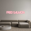Custom Neon: Fri3d Salmon - VINTAGE SIGN