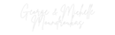 Custom Neon: George & Mich... - VINTAGE SIGN