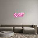Custom Neon: Gg&JJ - VINTAGE SIGN