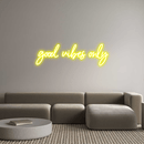 Custom Neon: good vibes only - VINTAGE SIGN