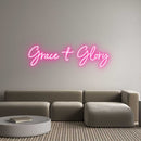 Custom Neon: Grace t Glory - VINTAGE SIGN