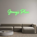 Custom Neon: Granny’s Place - VINTAGE SIGN