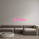 Custom Neon: Gru House - VINTAGE SIGN