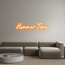 Custom Neon: Hammer Time - VINTAGE SIGN