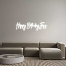 Custom Neon: Happy Birthda... - VINTAGE SIGN