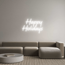 Custom Neon: Happy Ho... - VINTAGE SIGN