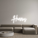 Custom Neon: Harris - VINTAGE SIGN