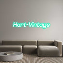 Custom Neon: Hart - Vintage - VINTAGE SIGN