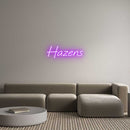 Custom Neon: Hazens - VINTAGE SIGN