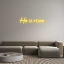 Custom Neon: He is risen - VINTAGE SIGN