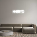 Custom Neon: HI - BRYD - VINTAGE SIGN