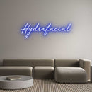 Custom Neon: Hydrafacial - VINTAGE SIGN