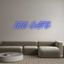 Custom Neon: ICE CAFE - VINTAGE SIGN