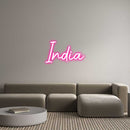 Custom Neon: India - VINTAGE SIGN