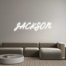 Custom Neon: JACKSON - VINTAGE SIGN