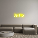 Custom Neon: Jai Ho - VINTAGE SIGN