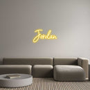 Custom Neon: Jordan - VINTAGE SIGN