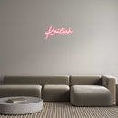 Custom Neon: Kailiah - VINTAGE SIGN