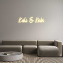 Custom Neon: Kali & Kobi - VINTAGE SIGN