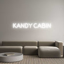 Custom Neon: KANDY CABIN - VINTAGE SIGN