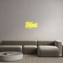 Custom Neon: Kent - VINTAGE SIGN