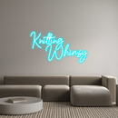 Custom Neon: Knitting ... - VINTAGE SIGN