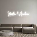 Custom Neon: Kristen & And... - VINTAGE SIGN