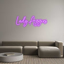 Custom Neon: Lady Aggies - VINTAGE SIGN