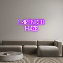 Custom Neon: Lavender haze - VINTAGE SIGN