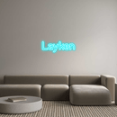 Custom Neon: Layken - VINTAGE SIGN