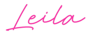 Custom Neon: Leila - VINTAGE SIGN