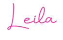 Custom Neon: Leila - VINTAGE SIGN