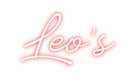 Custom Neon: Leo’s - VINTAGE SIGN
