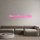 Custom Neon: Lewis & Fran... - VINTAGE SIGN