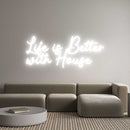 Custom Neon: Life is Bette... - VINTAGE SIGN