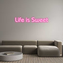 Custom Neon: Life is Sweet - VINTAGE SIGN
