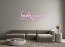 Custom Neon: Lindalisious - VINTAGE SIGN