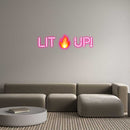 Custom Neon: Lit 🔥 Up! - VINTAGE SIGN