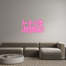 Custom Neon: Live Life A L... - VINTAGE SIGN