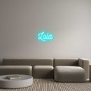 Custom Neon: Lola - VINTAGE SIGN