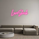 Custom Neon: LoveShack - VINTAGE SIGN