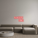 Custom Neon: Mackin’ Mike - VINTAGE SIGN