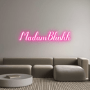 Custom Neon: MadamBlushh - VINTAGE SIGN